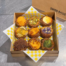 Load image into Gallery viewer, Signature Croissant Egg Tarts Box (9pcs)