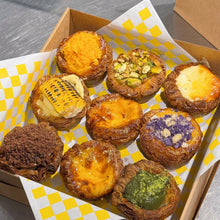 Load image into Gallery viewer, Signature Croissant Egg Tarts Box (9pcs)