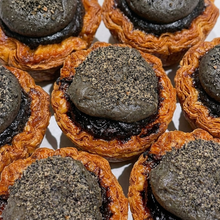 Load image into Gallery viewer, Black Sesame Croissant Egg Tart
