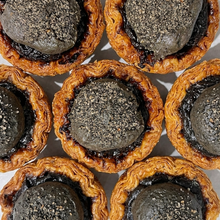 Load image into Gallery viewer, Black Sesame Croissant Egg Tart
